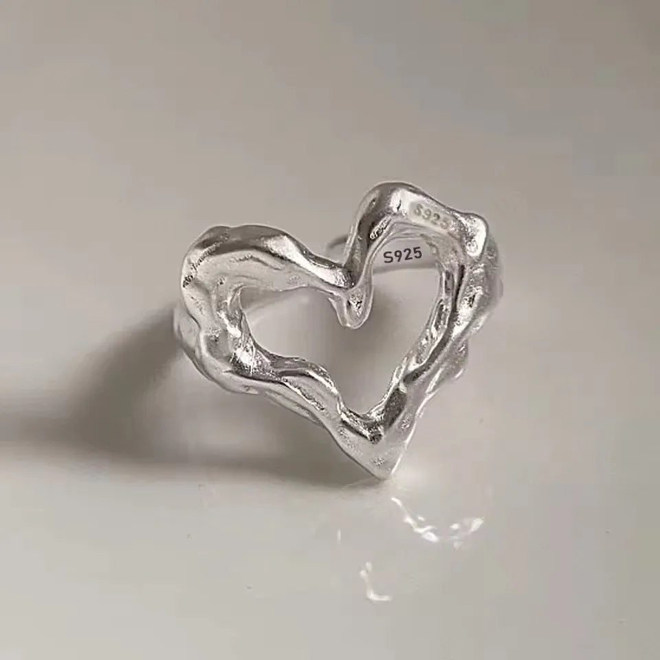 925 Sterling Silver Flower Ring for Women | Hollow Retro Design | Allergy-Free | VENTFILLE Fine Jewelry