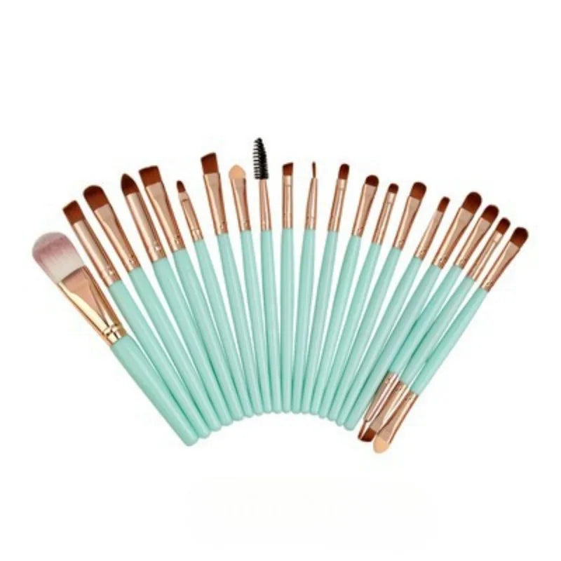 20pcs Eye brush Complete eyeshadow Brush Beauty Tool Explosive neutral logo Free Eyeliner brush Nanasbeautyholic