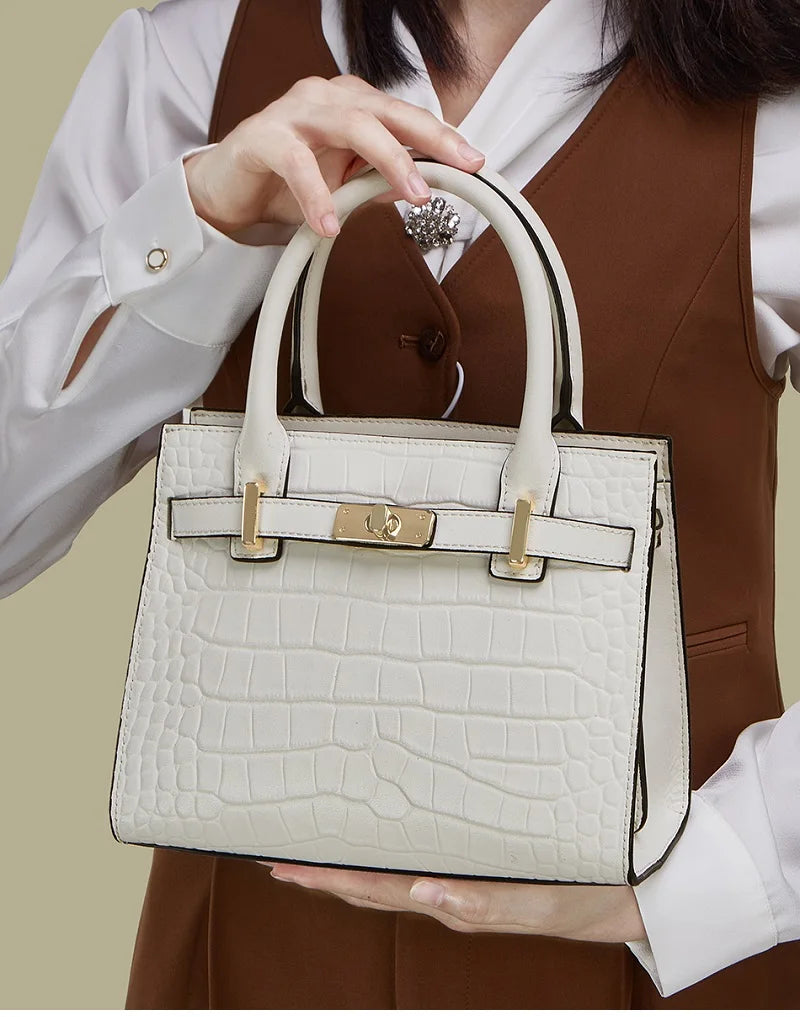 Hot ZOOLER Fashion Woman Bag Full Genuine Leather Shoulder Bags for Businesswomen Real Cow Handbags Purses Bolsa Feminina #wg383 Nanasbeautyholic