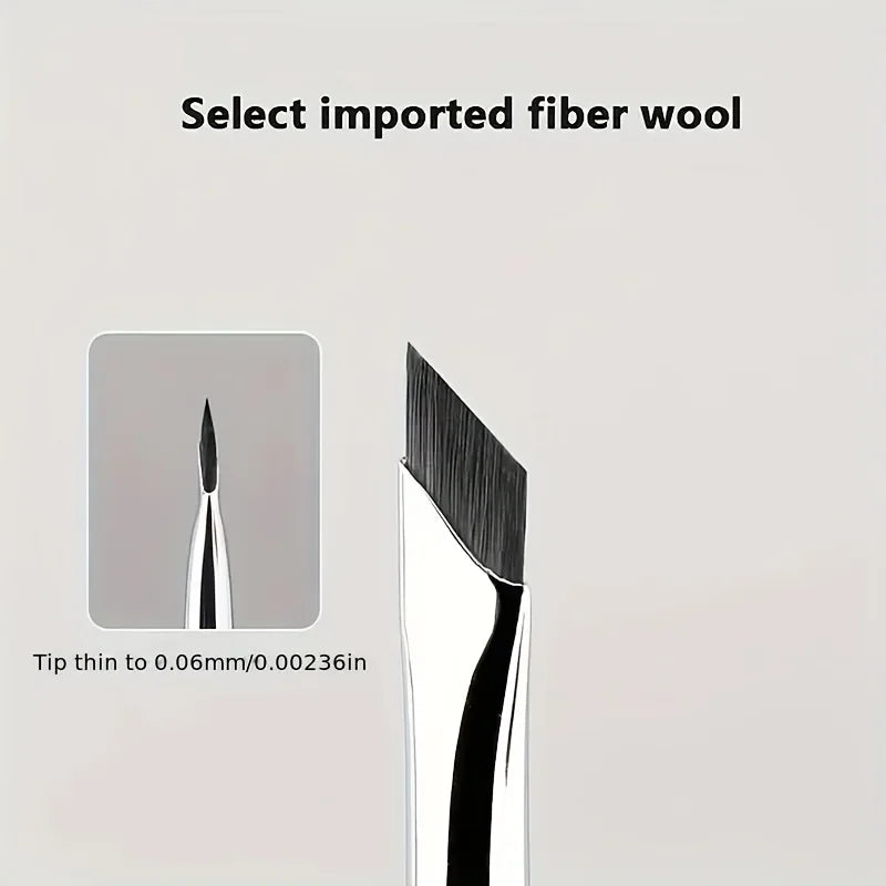 7 combination precision detail makeup brushes, eyeliner and eyebrow brush sets, with ultra-thin eyebrow and lower eyelid brushes Nanasbeautyholic