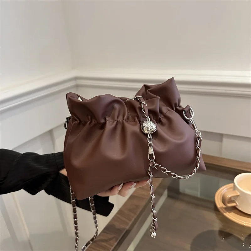 Chic Chain Bucket Bag – Women's Crossbody & Shoulder Bag
