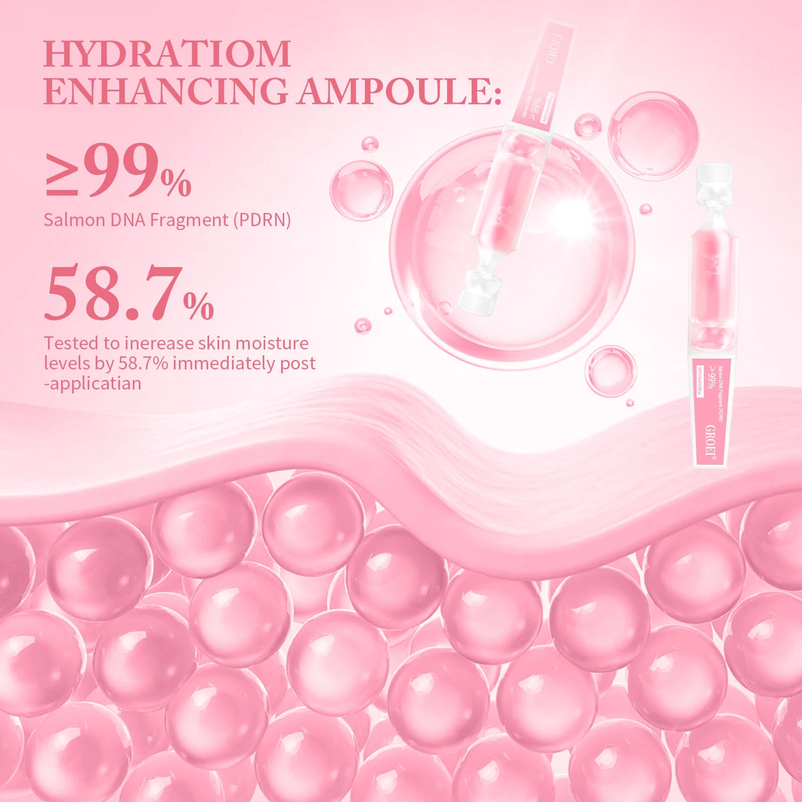 PDRN Pink One-Day Serum — Brightening, Firming & Deep Hydration Ampoules