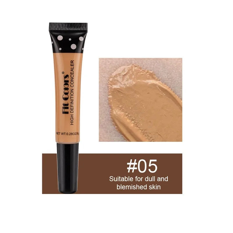 Fit colos Full Coverage Concealer & Liquid Foundation – Moisturizing, Dark Circle Corrector for All Skin Types