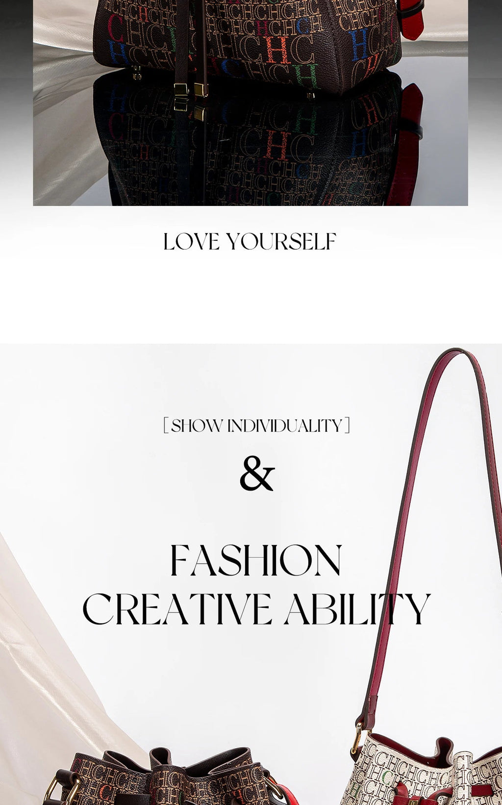 Luxury Classic Women's Handbag Bucket Bag Fashion PVC Printed Shoulder Luxury Brand Women Designer Wallet Classic Nanasbeautyholic