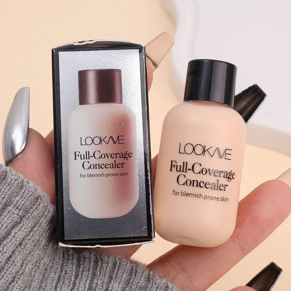 Full Coverage Liquid Concealer – Waterproof, Dark Circle & Blemish Corrector for All Skin Types