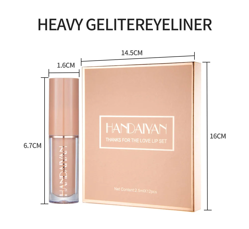 Matte Liquid Lipstick Kit Non Stick
