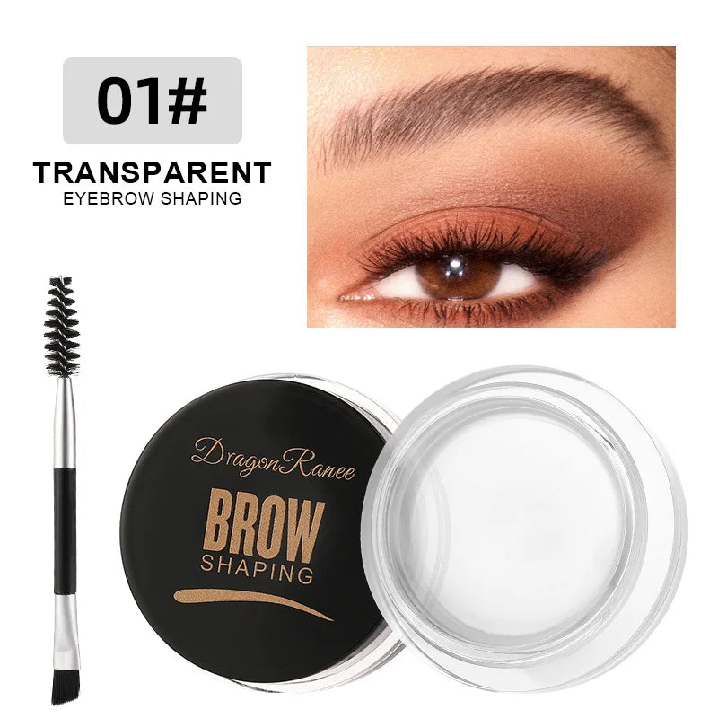 Dragon Ranee 6color Wild Eyebrow Styling Eyebrow Cream Styling Eyebrow Gel Soap Wax White Eyebrow Cream Nanasbeautyholic