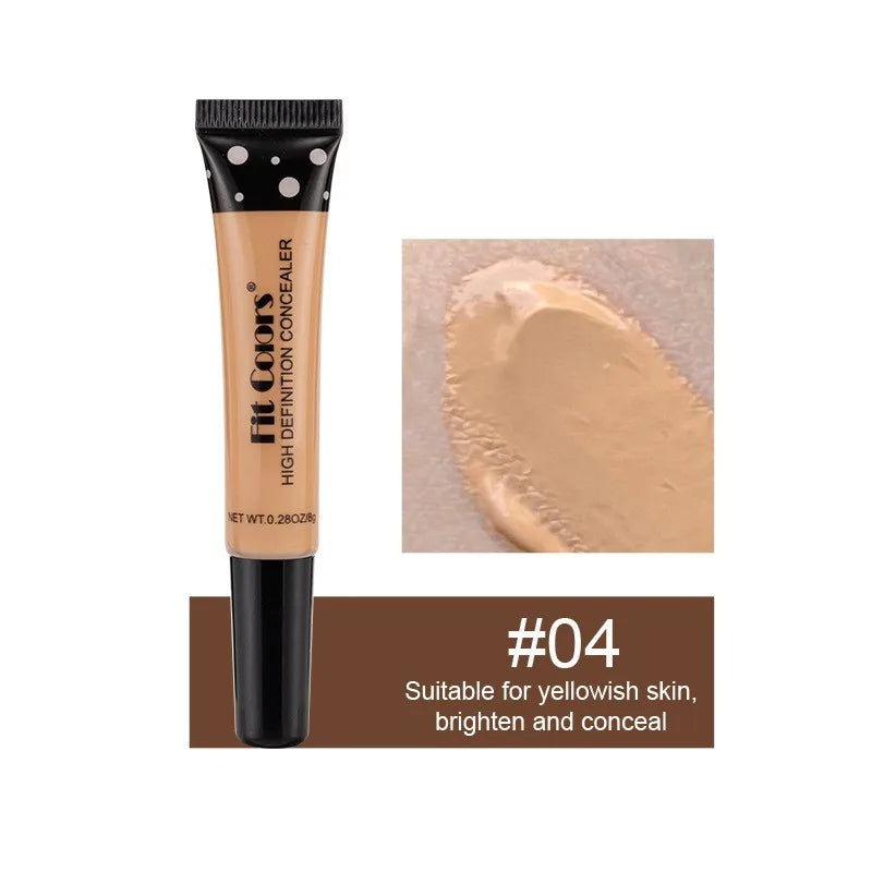 Fit colos Full Coverage Concealer & Liquid Foundation – Moisturizing, Dark Circle Corrector for All Skin Types