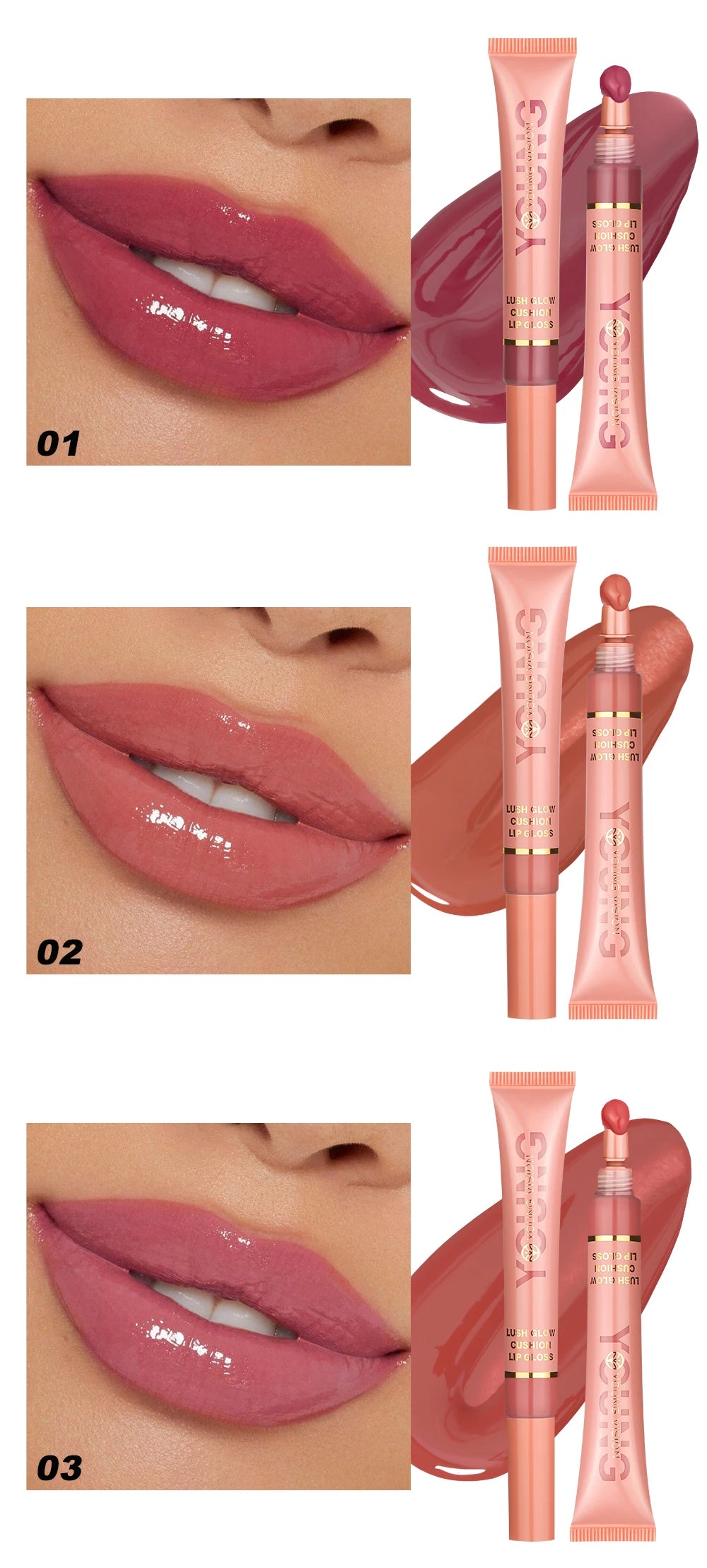 YOUNG VISION  6 color Brightening Lip Color