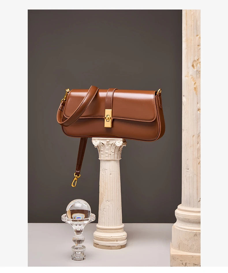 Jonlily Women Genuine Leather Shoulder Bag
