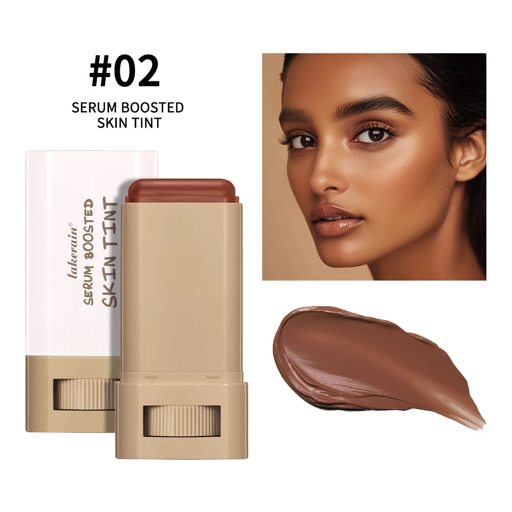Skin Tint Stick Waterproof Nourishing Solid Tinted Serum Foundation Skin Tint Balm Face Tinted Face Contour Stick Makeup Nanasbeautyholic