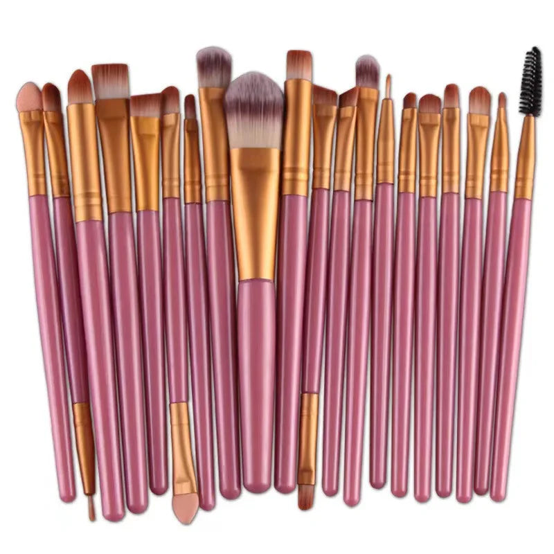 20pcs Eye brush Complete eyeshadow Brush Beauty Tool Explosive neutral logo Free Eyeliner brush Nanasbeautyholic