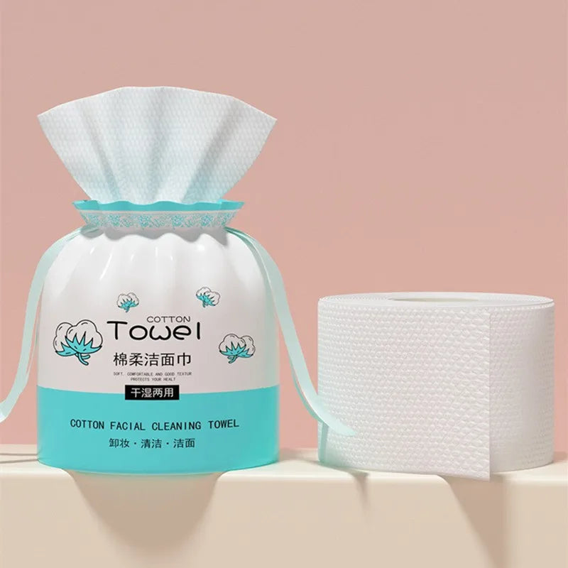 1 Roll Pack 20x20cm Disposable Face Towel Beauty Facial Cleansers Cloth Water Absorbent Thickened Wash Wipe Nanasbeautyholic