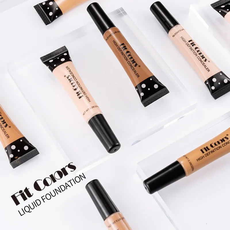 Fit colos Full Coverage Concealer & Liquid Foundation – Moisturizing, Dark Circle Corrector for All Skin Types