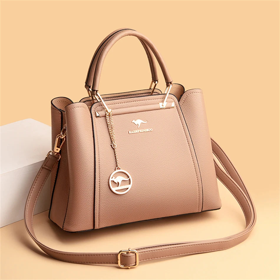 Luxury Women Designer 3 Layers Shoulder