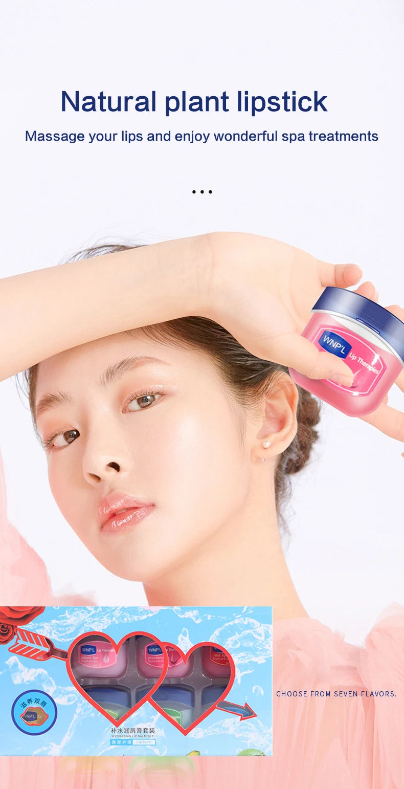4/6/8pcs Moisturizing Lip Balm Set