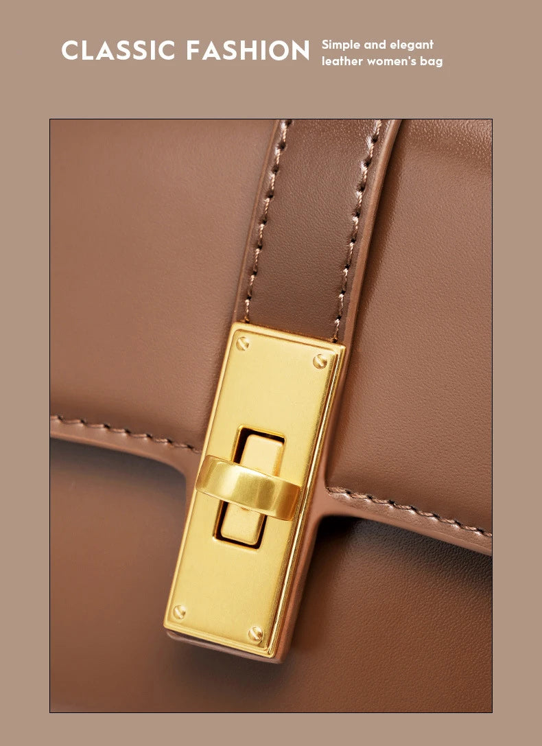 Jonlily Women Genuine Leather Shoulder Bag