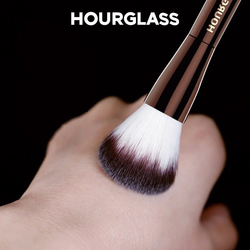 Hourglass Makeup Brush- No.17 Lighting Edit Brush Soft Fiber Hair Double Head Highlight Fashion Design Single Face Brush Nanasbeautyholic