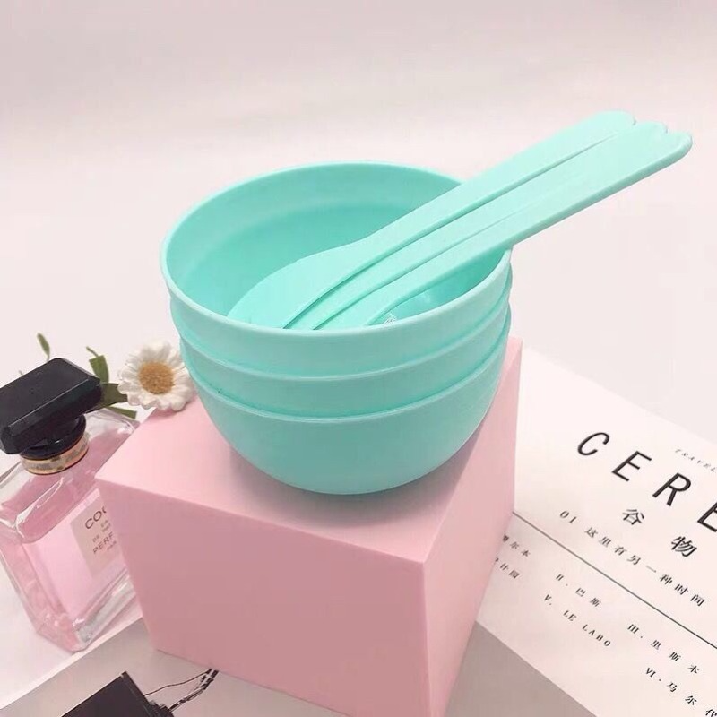 3-Piece Mini Facial Mask Mixing Set - Portable Skincare Tools