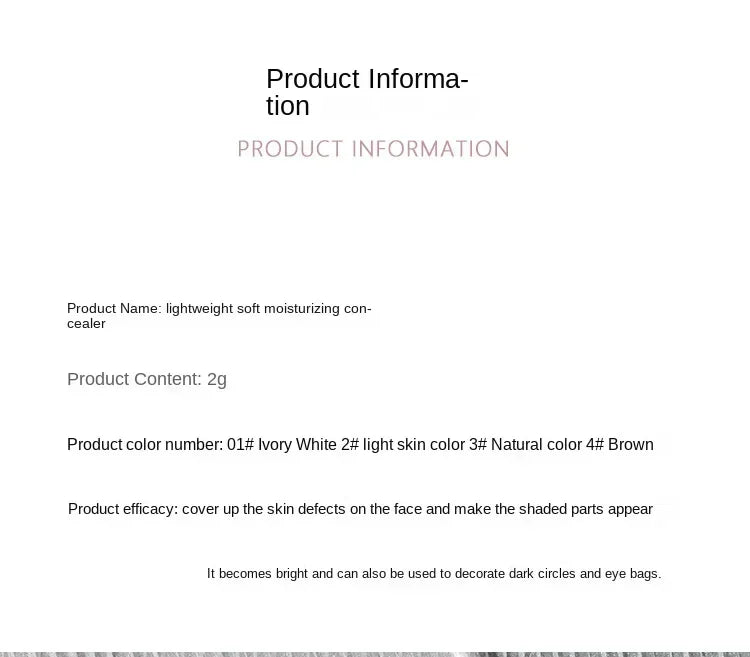 Svmy Liquid Contouring Concealer – Waterproof, Moisturizing & Long-Lasting Coverage for Dark Circles & Acne | 4 Shades