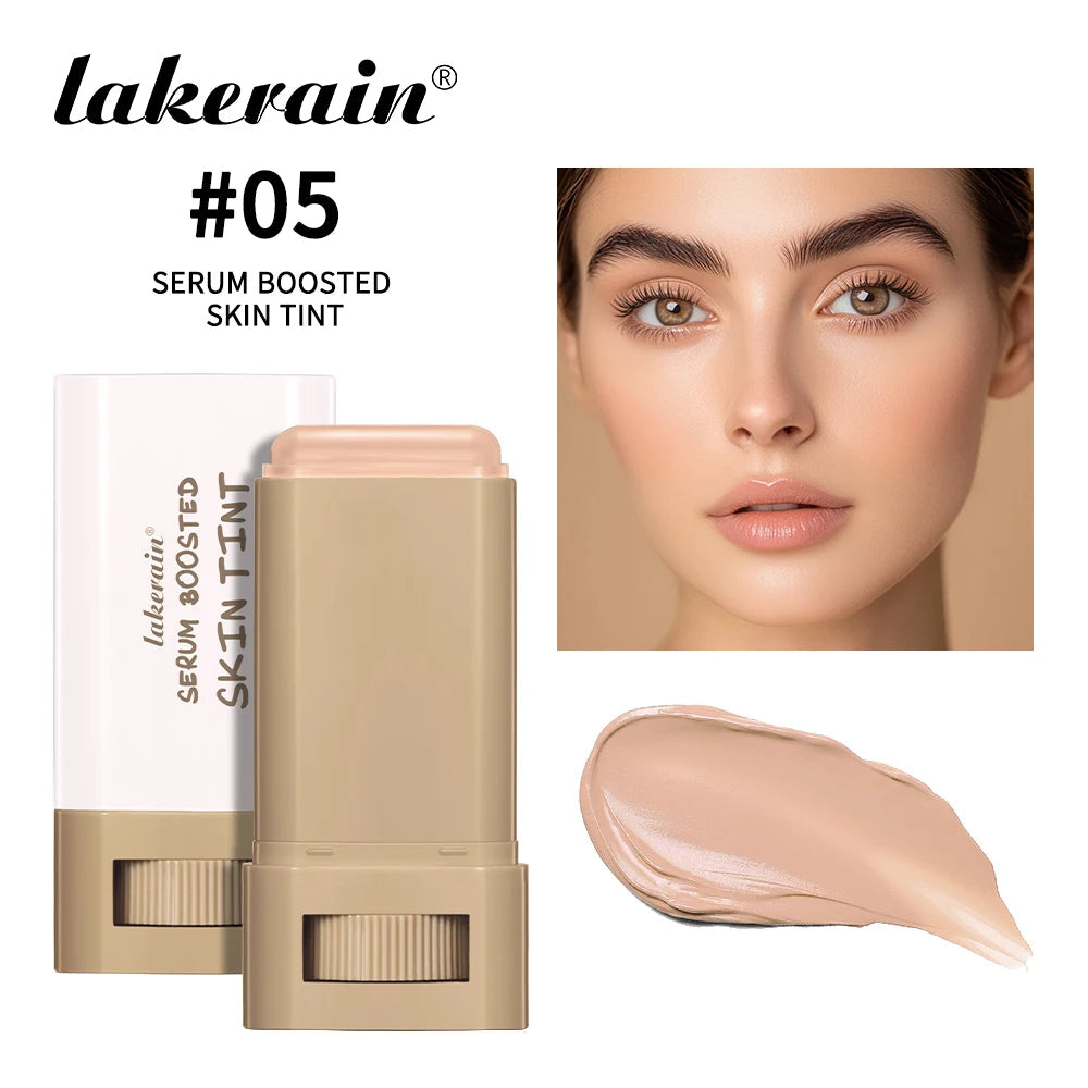 Skin Tint Stick Waterproof Nourishing Solid Tinted Serum Foundation Skin Tint Balm Face Tinted Face Contour Stick Makeup Nanasbeautyholic