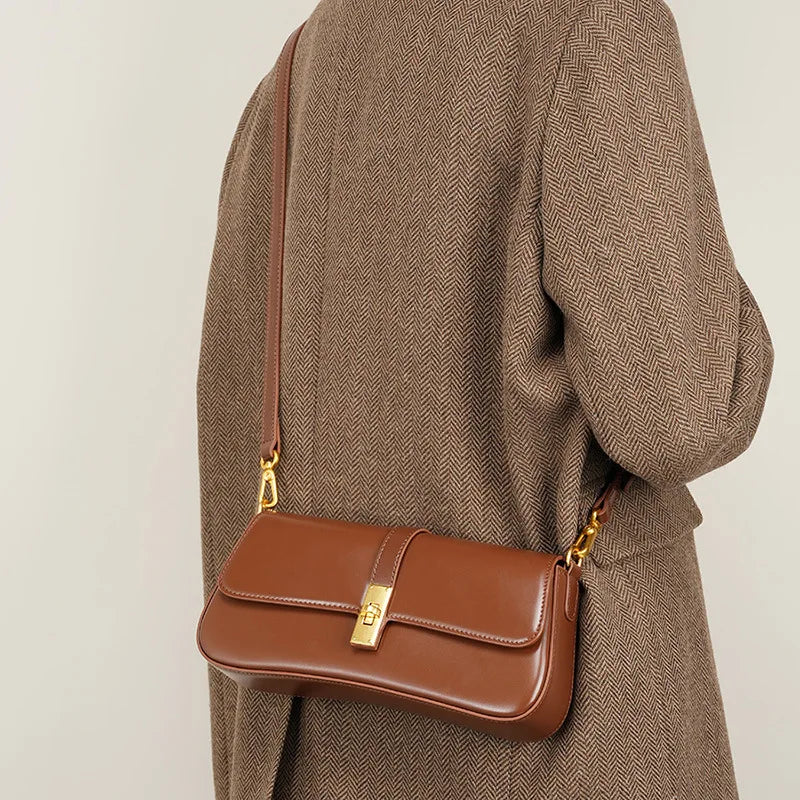 Jonlily Women Genuine Leather Shoulder Bag