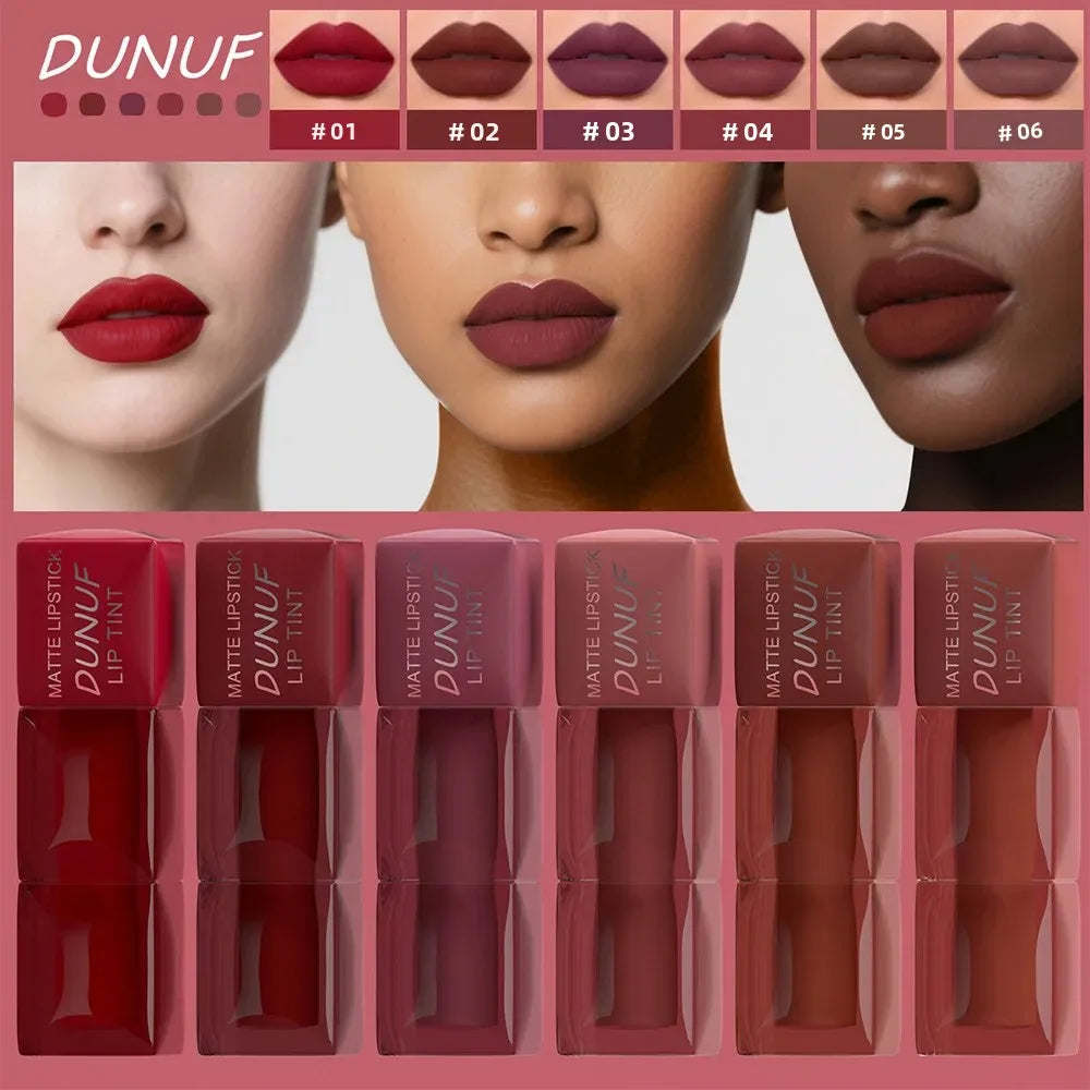 Matte Liquid Lipstick Set Waterproof Smudge Proof Moisturizing Lip Gloss Long Wearing Velvet Tint Makeup Collection Nanasbeautyholic