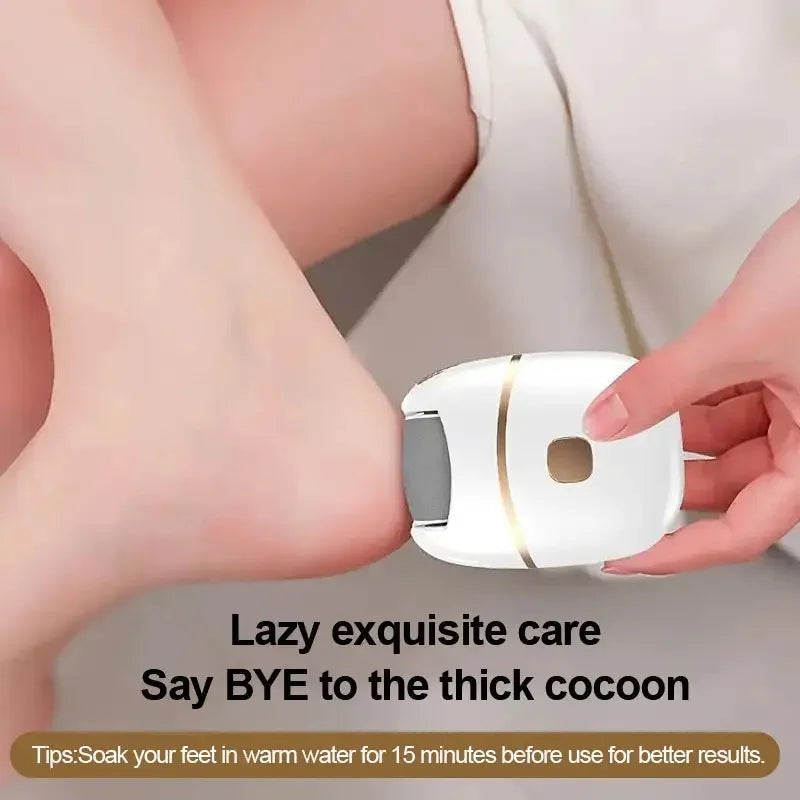 Rechargeable Electric Foot Grinder for Thick Faux Leather USB Personal Care Tool with Interchangeable Heads Grooming Tool Nanasbeautyholic