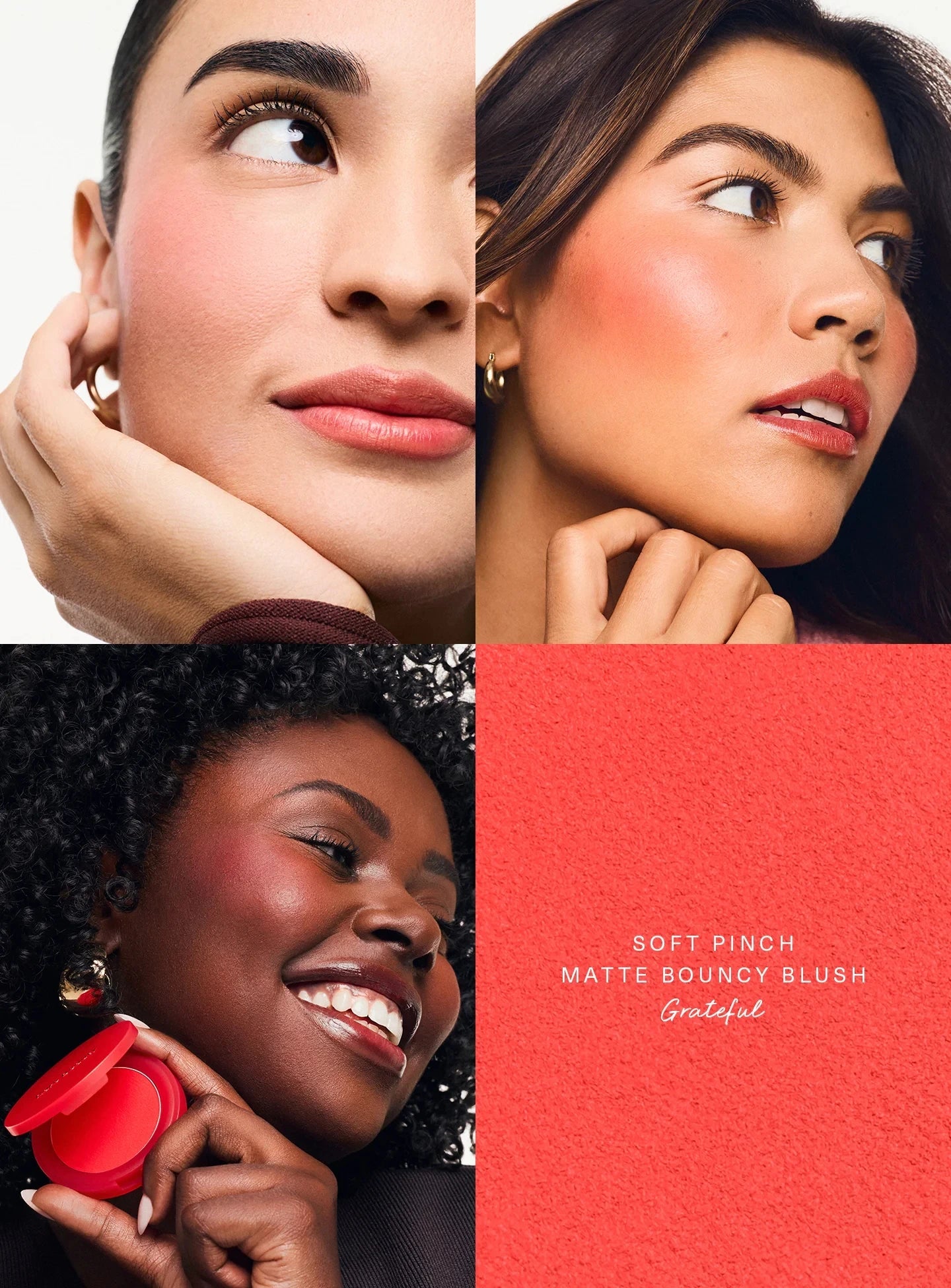 Rare Beauty Soft Pinch Matte Bouncy Cushiony Cream-to-powder Blush Airy And Lightweight Soft Pinch Liquid Blush Natural Flush Nanasbeautyholic