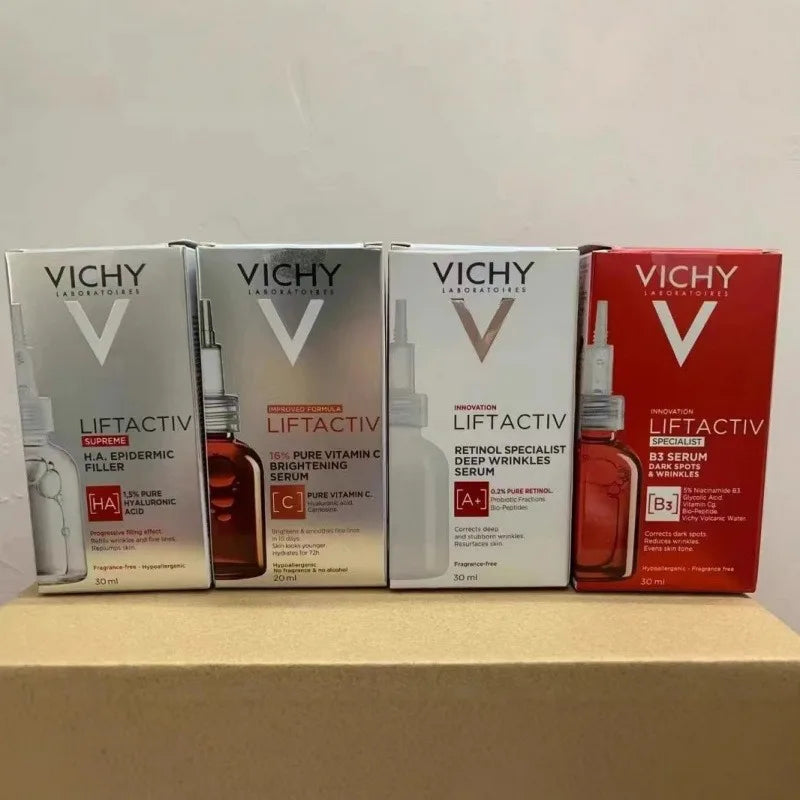 VICHY Vitamin B3 Hyaluronic Acid Essence Hydrates, Anti-Aging, Diminishes Fine Lines, Firms, Repairs, Nourishes Skin Care Nanasbeautyholic