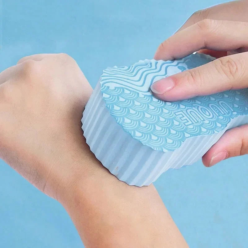 1PC Painless Bath Sponge Rubbing Mud Cotton Nanasbeautyholic