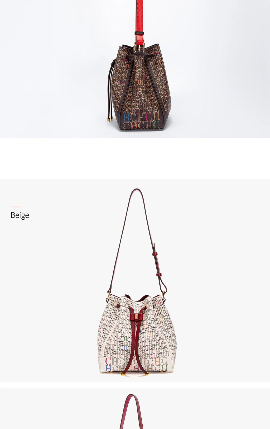 Luxury Classic Women's Handbag Bucket Bag Fashion PVC Printed Shoulder Luxury Brand Women Designer Wallet Classic Nanasbeautyholic