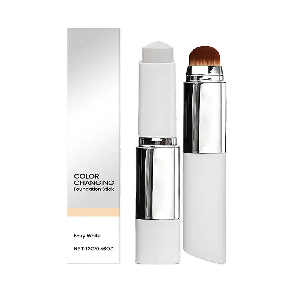 2-in-1 Color-Changing Foundation Stick | Moisturizing & Brightening | All Skin Types