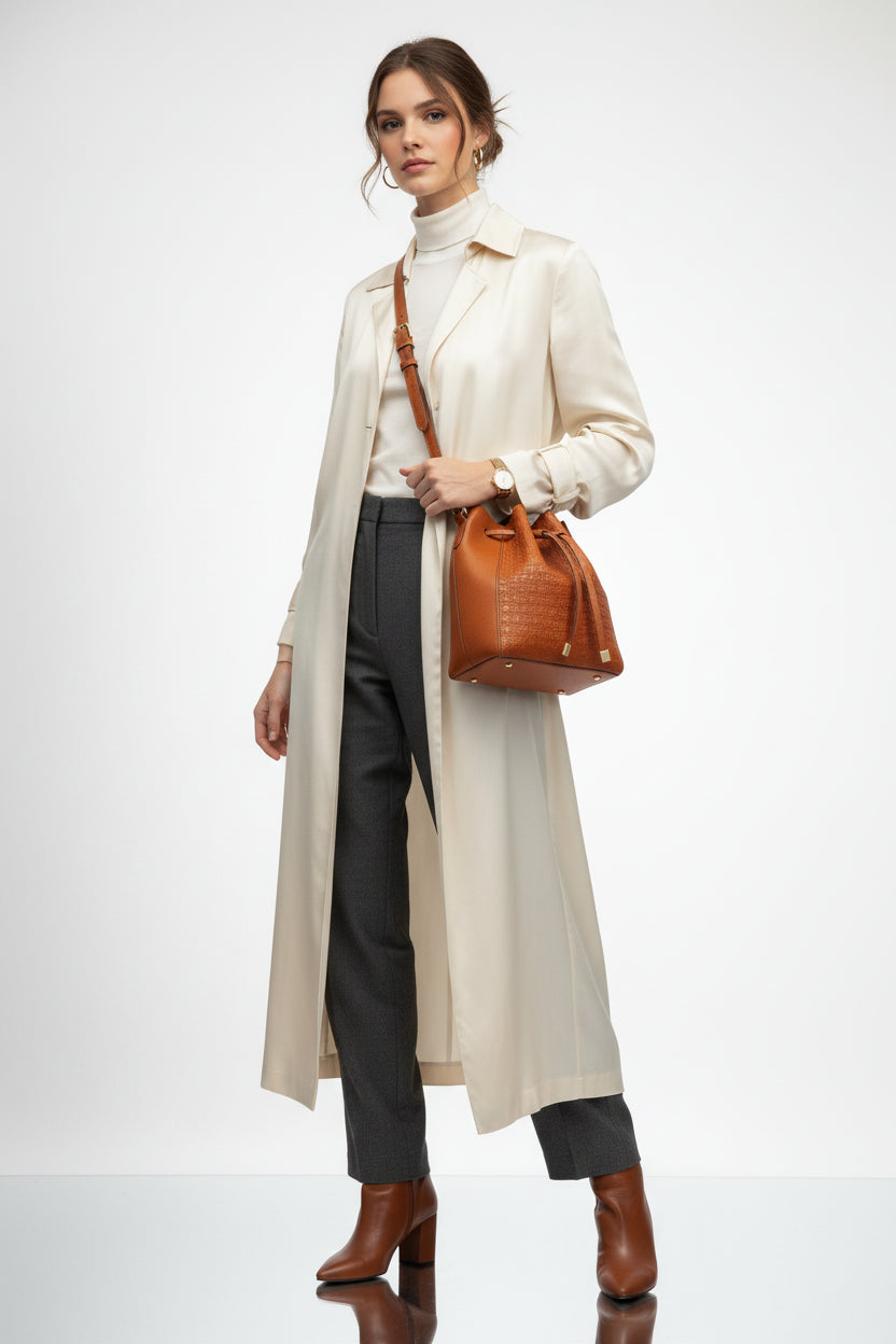 CHCH Women's Top Handbag Pink Drawstring Bucket Bag Graduation Gift Nanasbeautyholic