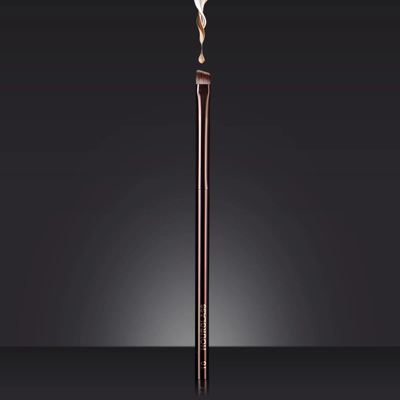 Hourglass Makeup Brush- No.10 Angled Eyeliner/ Eyebrow Brush Soft and Skin-friendly Fiber Hair Fashion Design Single Eye Brush Nanasbeautyholic