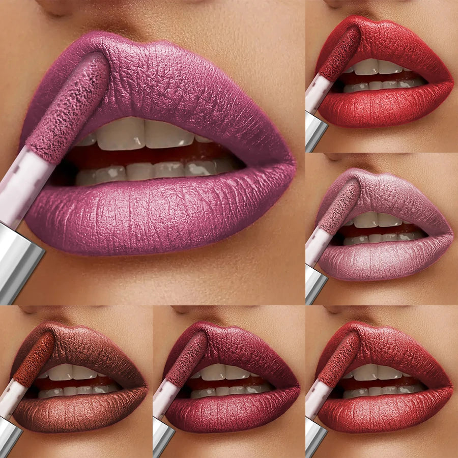 20-colors Glitter Lip Glaze Waterproof Diamond Shimmer Lip Gloss Sparkling Liquid Lipstick Long Lasting Lip Makeup for Women Gif Nanasbeautyholic