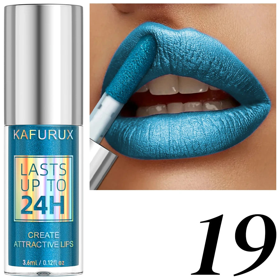 20-colors Glitter Lip Glaze Waterproof Diamond Shimmer Lip Gloss Sparkling Liquid Lipstick Long Lasting Lip Makeup for Women Gif Nanasbeautyholic