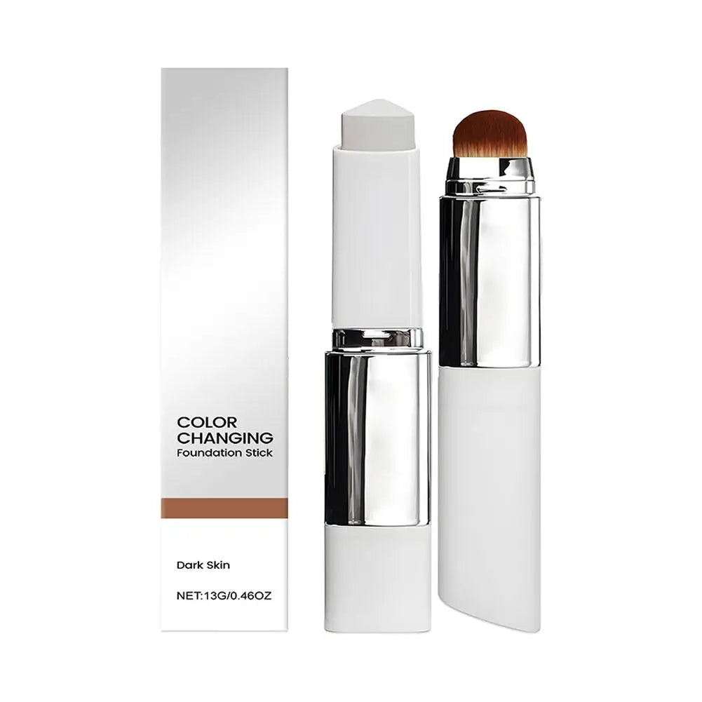 2-in-1 Color-Changing Foundation Stick | Moisturizing & Brightening | All Skin Types