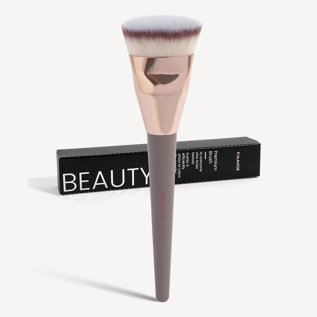 MAANGE Single Flat Round Tube Flat Head Foundation Brush
