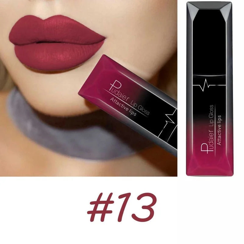 17 Colors Velvet Matte Liquid Lipstick, Waterproof Long Wear Lip Color, High Pigment Smooth Texture, Makeup for All Skin Types Nanasbeautyholic