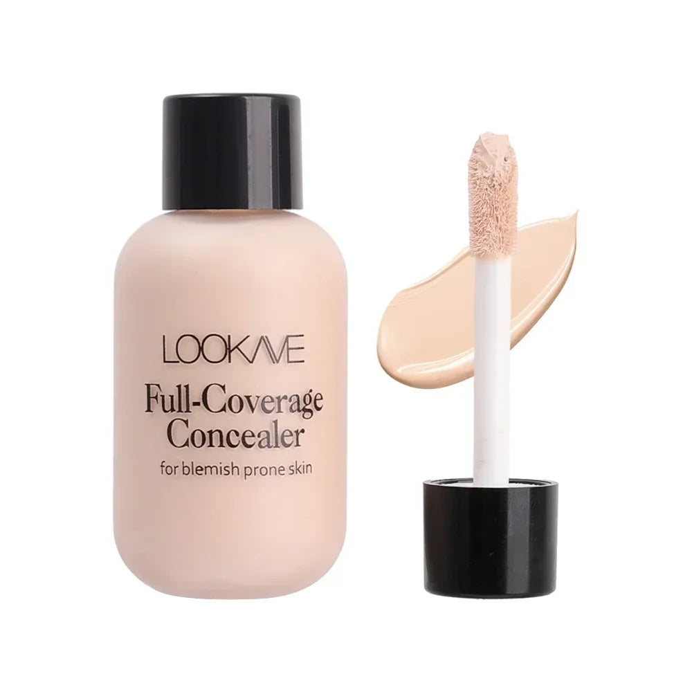 Full Coverage Liquid Concealer – Waterproof, Dark Circle & Blemish Corrector for All Skin Types