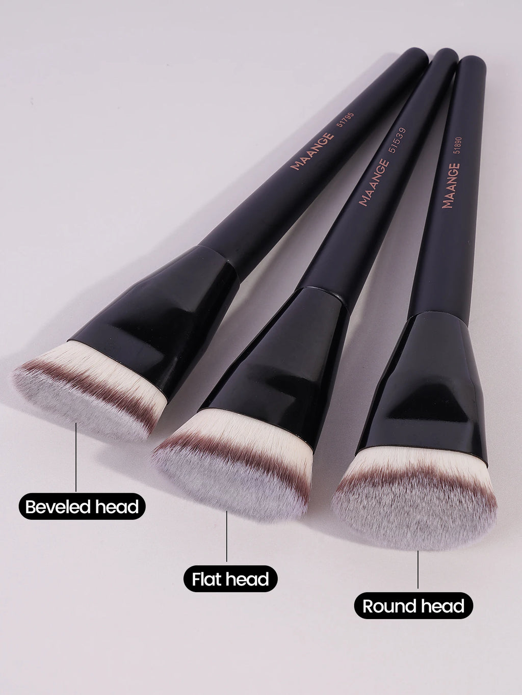 MAANGE 3pcs Makeup Brush Set , Soft , With Box Skin-friendly Makeup Tool for Beauty