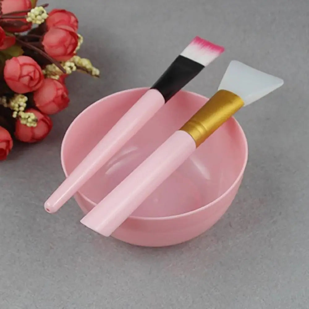 Durable DIY Face Mask Mixing Bowl Set Silicone with Bowl Brush Facemask Mixing Tool Mask Brushes Woman Facial Tools Nanasbeautyholic