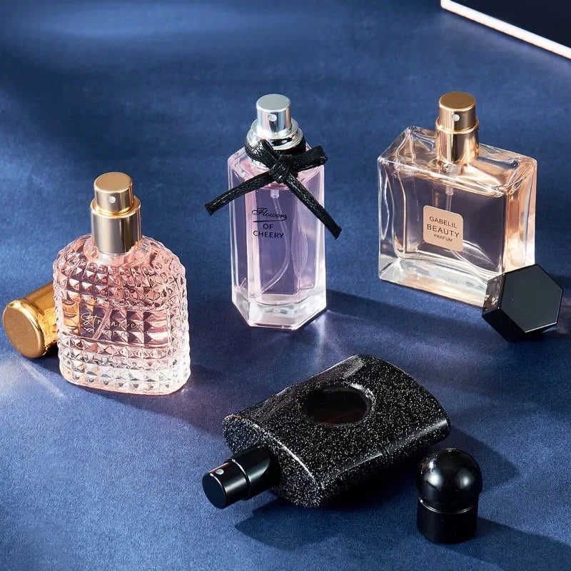 Original Women Perfume Gift Box Perfumes Set 4PCS*25ML Long Lasting Fresh Fragrance Eau De Toilette Gift For Women Men Pheromone Nanasbeautyholic