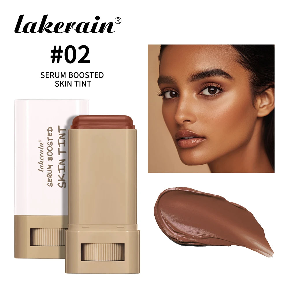 Skin Tint Stick Waterproof Nourishing Solid Tinted Serum Foundation Skin Tint Balm Face Tinted Face Contour Stick Makeup Nanasbeautyholic