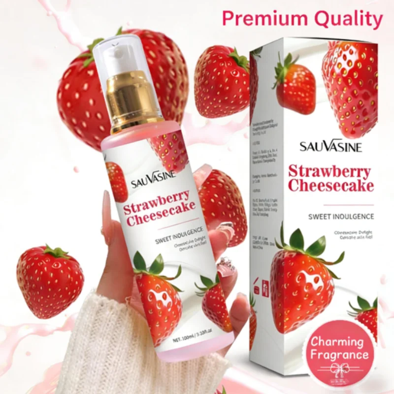 Strawberry Women's Perfume Clothing Spray Vitality Charm Coconut Body Milk Fragrance Spray Brand Sweet Charm Strawberry Perfume Nanasbeautyholic