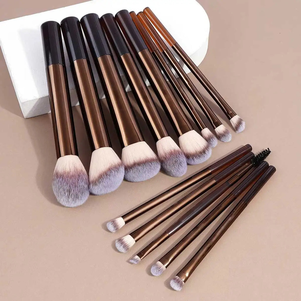 Maange 13-Piece Professional Makeup Brush Set – Foundation, Concealer, Powder, Eyeshadow & Blush Kabuki Brushes