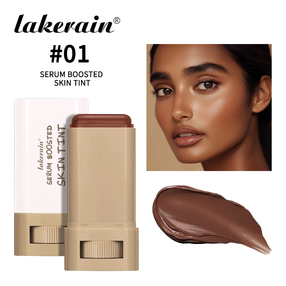Skin Tint Stick Waterproof Nourishing Solid Tinted Serum Foundation Skin Tint Balm Face Tinted Face Contour Stick Makeup Nanasbeautyholic