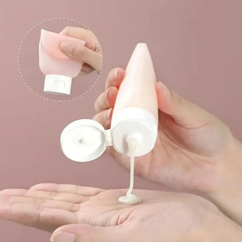 3/4Pcs Travel Botttles Set Refillable Bottle Cosmetic Containers 60ml
