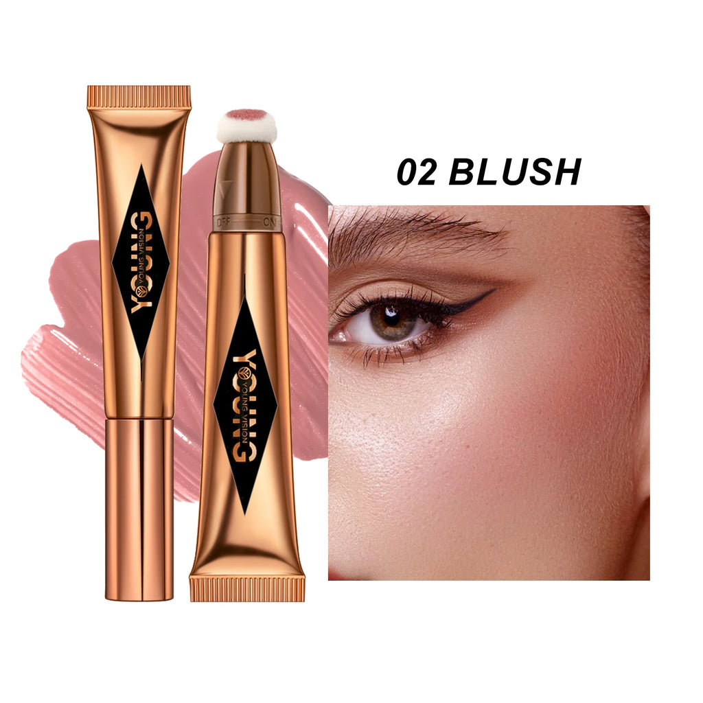 Young Vision 6-Shade Cushion Blush – Skin-Friendly Highlighter & Blush Stick